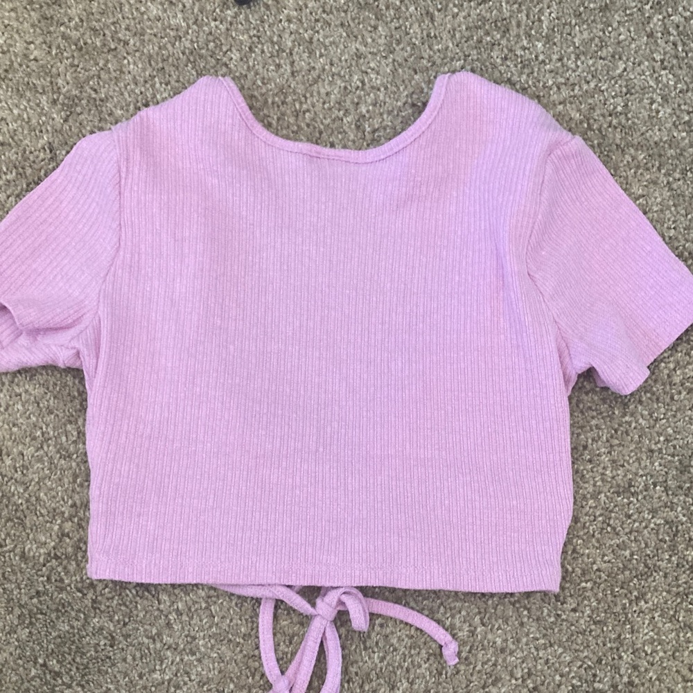 Wild Fable Pink Ribbed Top - Picture 3 of 3
